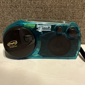 Freeplay Plus Self Powered AM/FM Radio Solar Power Tested Works Translucent